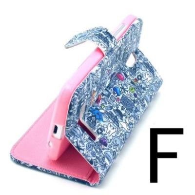 China Flora Flip Wallet pu leather Phone case / Stand Pouch Cover For HTC Desire 500 for sale
