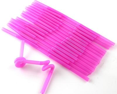 China disposable straw Z shape plastic straws for sale