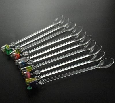 China acrylic creativity drink stirrers Bar cocktail stir bar with spoon 22.5 cm length for sale