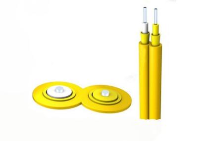 China GJFJV / ZY G652B Indoor FTTH Fiber Optic Cable Two Separate Cores For Aerial / Conduit for sale
