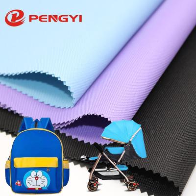 China Plain 300D Polyester Oxford Stof PVC bedekt voor paraplu Te koop
