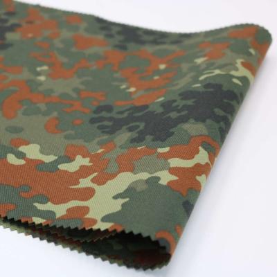 China Camouflage 600D Waterproof Nylon Fabric With PU Coated for sale