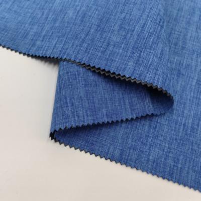 China 150cm Width 100% Polyester 300D Cationic Fabric Waterproof PVC Coated Fabric for sale