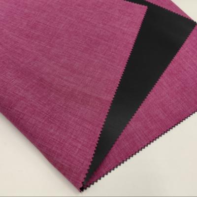 China 100% poliéster ideal para tecido revestido com PVC catiônico 600D ecológico à venda
