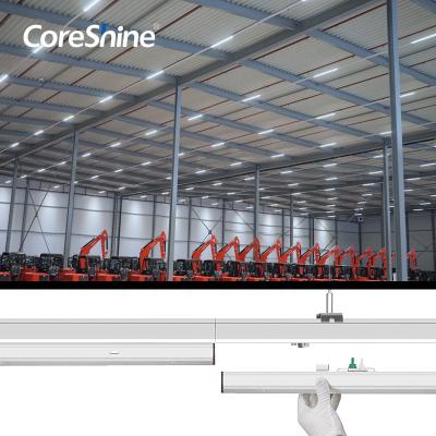 China DALI 2 6000lm Dimmable Linear Light , 240cm Linkable Industrial Lighting for sale