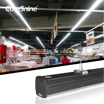 China UL Black 10foot Linear Ambient Luminaires With Linkable Central Control for sale