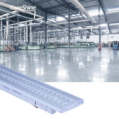 China Linear High Bay Warehouse Lighting Linkable Seamless Linear Trunking System for sale