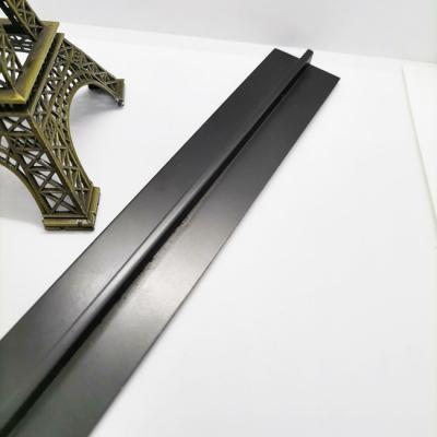 China Glass Partition Stainless Steel T Shaped Trim 10mm Wearproof for sale
