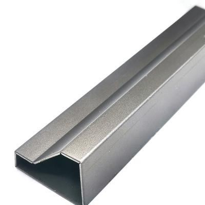 China Decorative Black Titanium Stainless Steel Extrusion Profiles Inclined Plane 10ft for sale