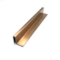 Quality 0.75mm 6.5ft Rose Gold Stainless Steel Trim Strips Metal Hairline Decorative for sale