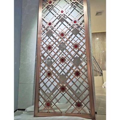 China 3.3m Stainless Steel Screen Partition Red Bronze AISI 316 for sale