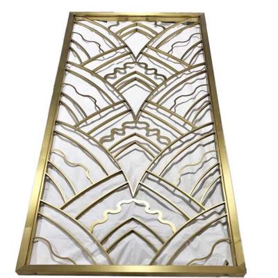 China JIS304 Stainless Steel Decorative Screen Panels Wearproof Laser Cut Hollow Hairline for sale