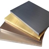Quality 304 Bronze Hairline Brushed Aluminum With Honeycomb Sandwich Stainless Steel for sale