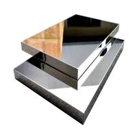 Quality ISO9001 304 Stainless Steel Metal Honeycomb Panel Silver Gold Black for sale