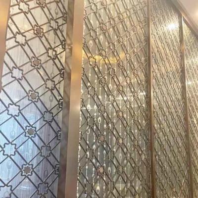 China Metal 316L Stainless Steel Screen Partition PVD Antirust for sale