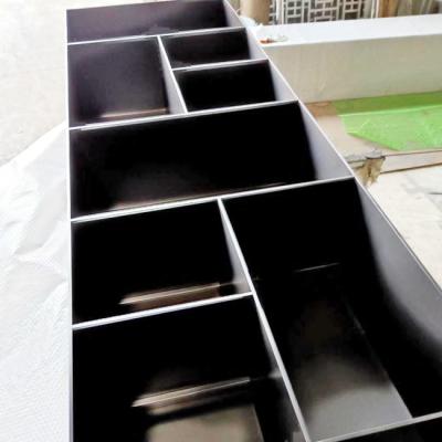 Китай Случай PVD шкафа дисплея высокорослого металла SS316 промышленный крася ODM продается