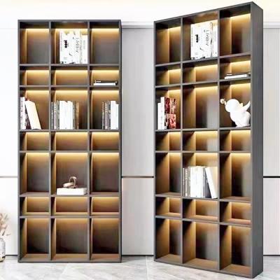 China SUS316 Zr Brass Stainless Steel Display Cabinets Wall With LED Light for sale