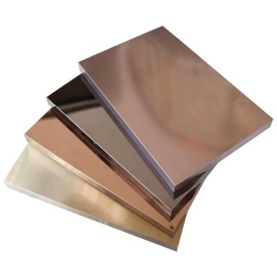 China Rose Gold Hairline Stainless Steel Honeycomb Panels Insulated 1219*4000mm Anti Erosion for sale