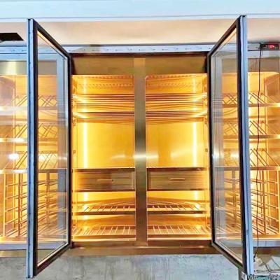 China Luxury Foldable Bar Have Glass Easy Move Steel Wine Cabinet for sale