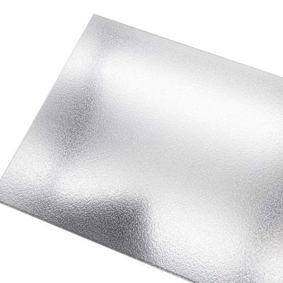 China Embossed Stainless Steel Sheets Plates With Scratch Resistant Coating For Kitchen Cabinet Sink Bar Counter for sale