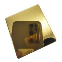 Quality Gold Color Stainless Steel Sheets Super Mirror PVD Plating Titanium Colored for sale