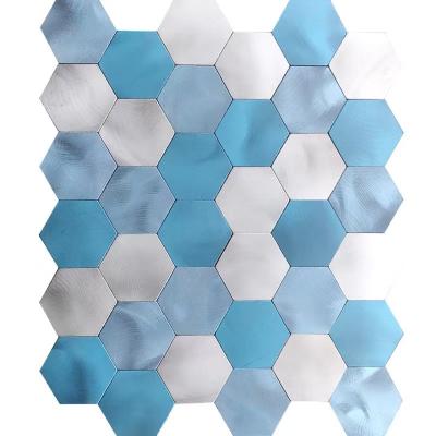 China Sticker Waterproof 3D Self Adhesive Mosaic Tile Wear Resistance for sale