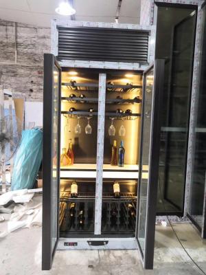 China Customized Size Colored Stainless Steel Hotel Wine Cabinet for sale