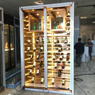 Κίνα Custom Solid Stainless Steel Wine Cabinets Rectangle Shape προς πώληση