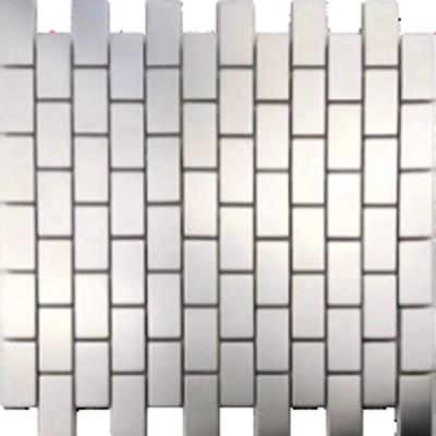 China Square Metal Mosaic For Backsplash Of Bathroom Backsplash for sale