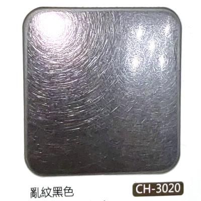 Chine Noir de vibration 4 pieds X 8 pieds de feuilles d'acier inoxydable colorées pour la décoration extérieure et intérieure à vendre