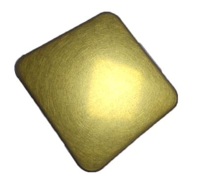 China Preço de aço inoxidável personalizado colorido ouro da folha do tamanho do titânio da vibração de AISI 304 pelo medidor de Squater à venda