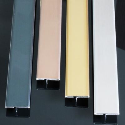 China Hairline Stainless Steel Trim Strips Terrazzo Dividing Strip Metal Strips en venta