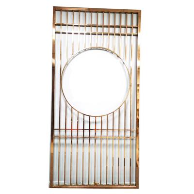 China Customized Metal Stainless Steel Screen Partition Room Divider For Decoration for sale