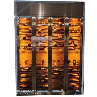 China OEM Fashion Stainless Steel Wine Cabinets For Villa Clubhouse for sale