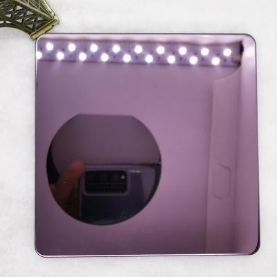 China 6.5ft Colored Stainless Steel Sheet Ss 304 Sheet Mirror Finish Rose Red for sale