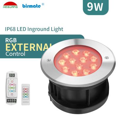 China External Control 380lm 9W SS316L LED Ground Pool Lighting for sale