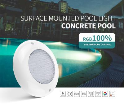 Chine ABS fixé au mur imperméable Shell de contrôle synchrone de lumière de piscine d'IP68 LED à vendre