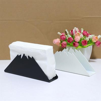 China Iron Holder Table Napkin Holder For Coffee Table Countertop Restaurant for sale