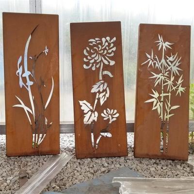 China Tree Of Life Corten Steel Privacy Screen Wall Panels OEM ODM for sale