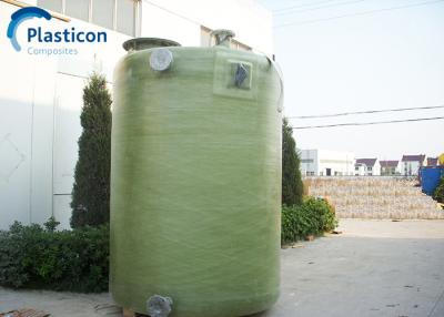 중국 화학 유리섬유 FRP 탱크 ISO 섬유로 강화 된 플라스틱 탱크 판매용