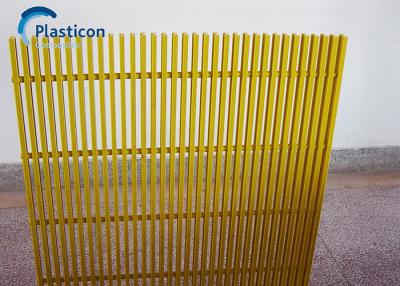 China Weatherproof FRP Profile Yellow FRP Fence Fibre Reinforced Plastic for sale