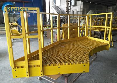China Palletized Fibreglass Walkway Grating Hot Dipped Galvanized for sale