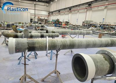 China Tubo GRP resistente a la corrosión ASME Tubo de escape de fibra de vidrio marina en venta
