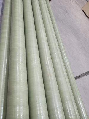 China GRP 2.5mm Filament Wound Epoxy Tubing PN6-PN16 Glass Fibre Tube for sale