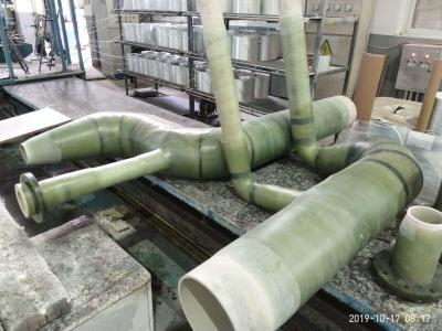China Pressure 50PSI-150PSI FRP Pipe Green Glass Reinforced Pipe for sale