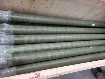 China 5.8 Meter Fiberglass Pipe 2.5mm Thick Fiberglass Reinforced Pipe for sale