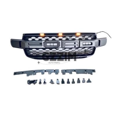 China Plastic Car Front Bumper Grille With Light For Ford Ranger Xl Xls Xlt 2023 for sale