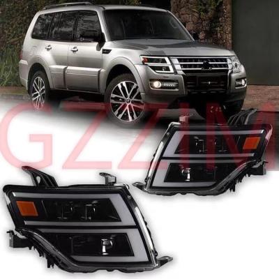 China Plastic Modified LED Streamer Steering Head Lamp For Pajero V97 for sale