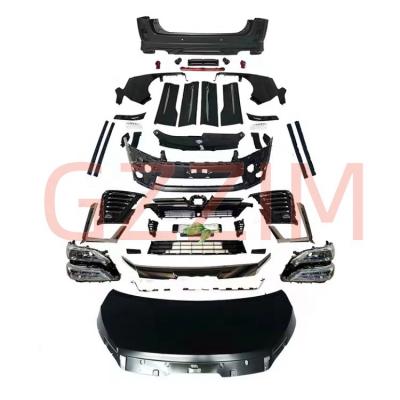 China Body Kit Front Rear Bumper Headlight Grille For Vellfire 2008 Upgrade To 2018 for sale