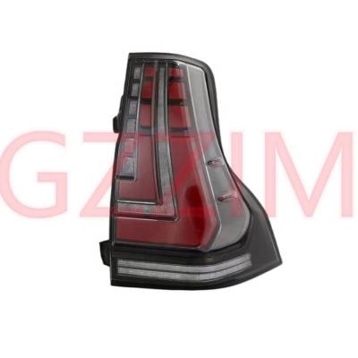 China Lâmpadas de cauda LED preto vermelho ABS plástico para Prado FJ150 2018 à venda